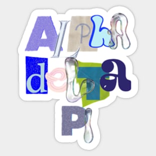 Alpha Delta Pi Sticker